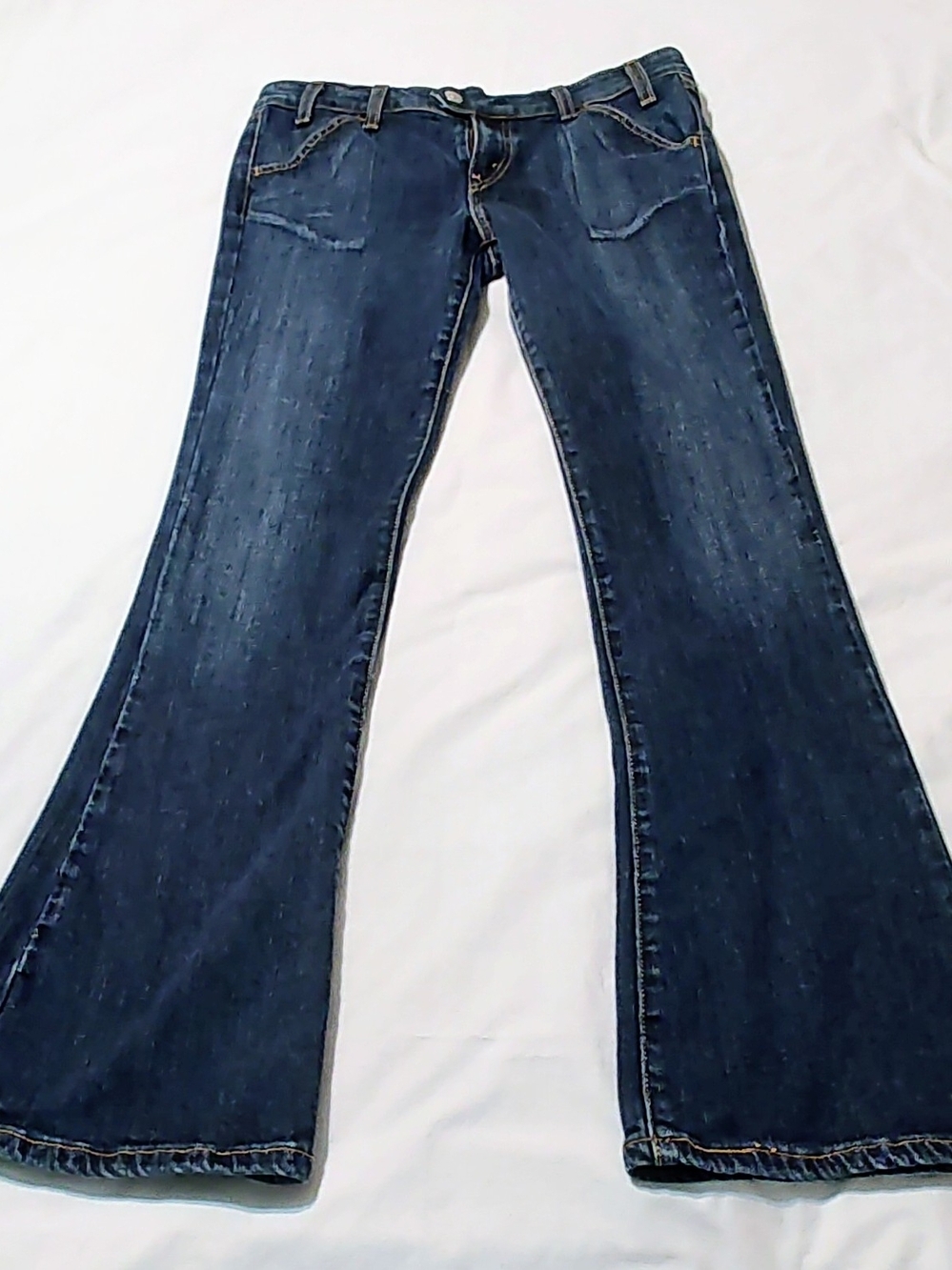 Levi's Super low Dark Blue Flare Jeans
